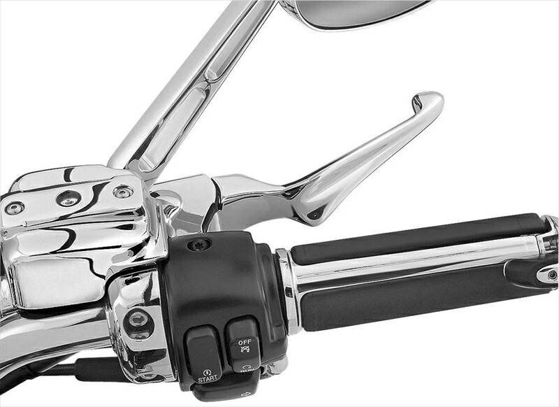 バイクパーツ ハンドルKURYAKYN(クリアキン) BOSS BLADESレバ- シルバーT14-KUR10384548916269051｜バイク用品はとやグループ2号店