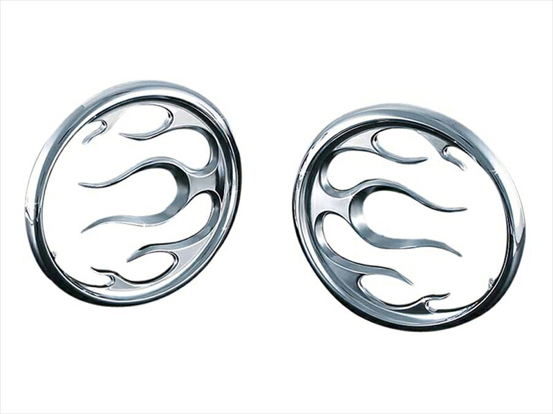 バイクパーツ 電子機器類 KURYAKYN(クリアキン) スピーカーグリル FLAME 1ペア T14-KUR3788 4548916217298 7,186円