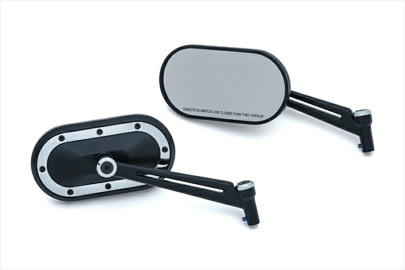 バイクパーツ ハンドルKURYAKYN(クリアキン) ヘビーインダストリーミラー BLK/CHRT14-KUR17664548916861750|バイク用品はとやグループ2号店