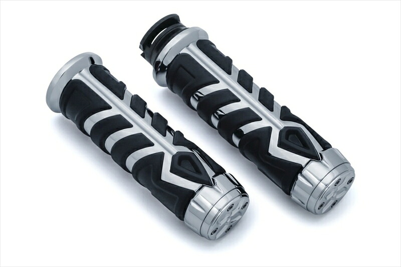 バイクパーツ ハンドル KURYAKYN(クリアキン) スピアーグリップ CHR T14-KUR5628 4550255073022