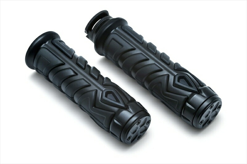 バイクパーツ ハンドル KURYAKYN(クリアキン) スピアーグリップ BLK T14-KUR5634 4550255073039