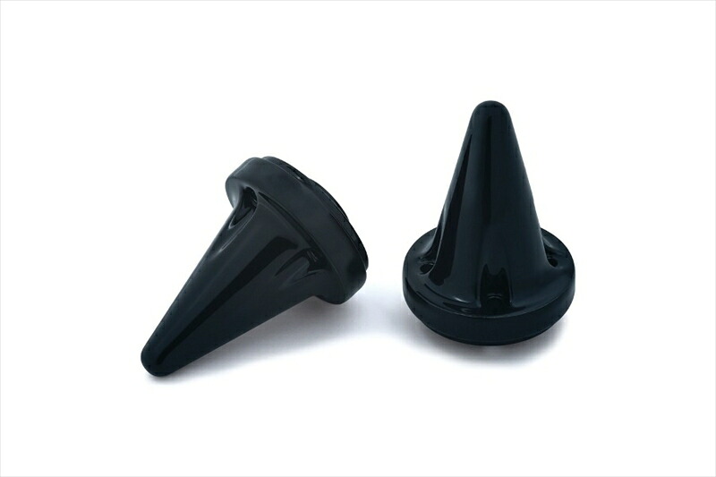 バイクパーツ ハンドル KURYAKYN(クリアキン) STILETTOエンドキャップ BLK T14-KUR6359 4548916769261