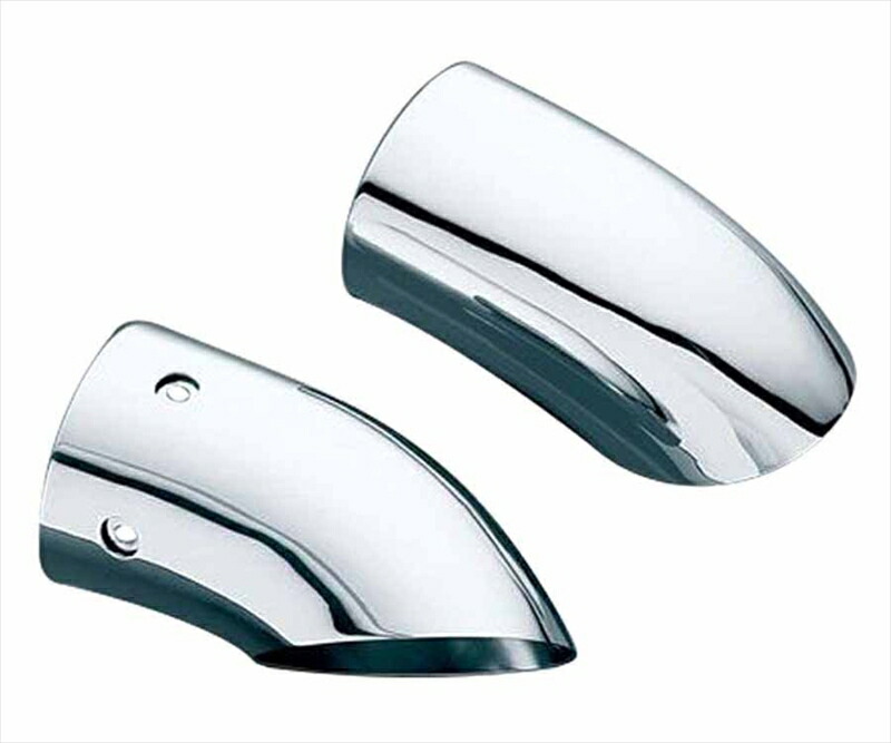 バイクパーツ マフラー KURYAKYN(クリアキン) ターンダウン エキゾースト エクステンション T14-KUR7606 4548916259038