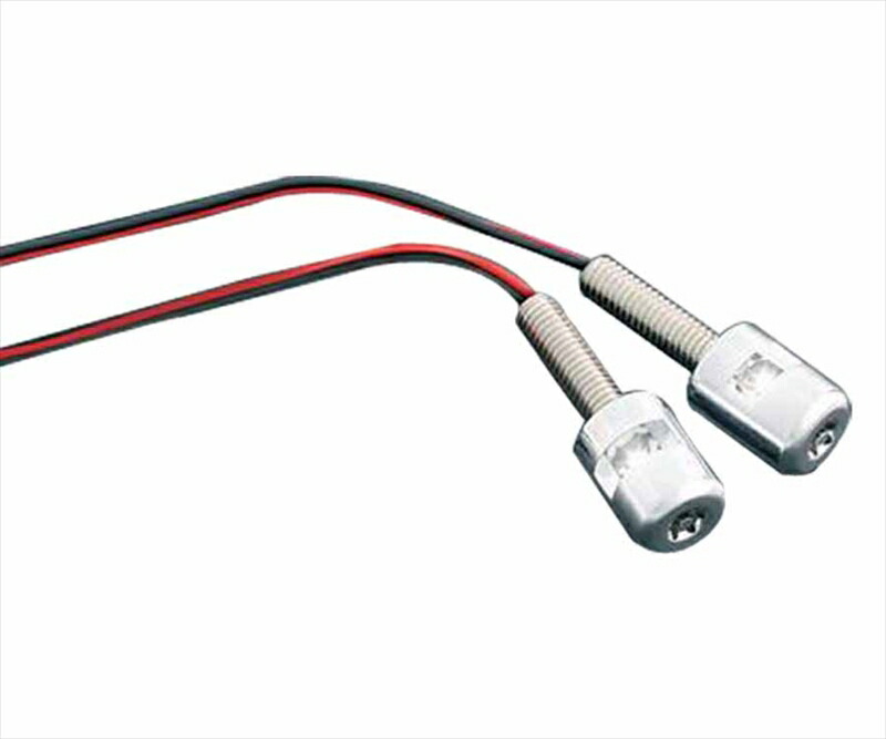 バイクパーツ 外装 KURYAKYN(クリアキン) LEDナンバープレート ライトボルト T14-KUR9199 4548916268917