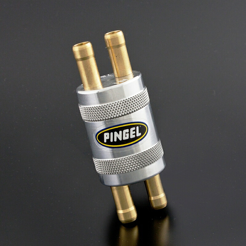 バイクパーツ 外装PINGEL(ピンゲル) インラインフィルター 2IN-2OUTポリッシュ39-SS224589641254639｜バイク用品はとやグループ2号店 12,450円
