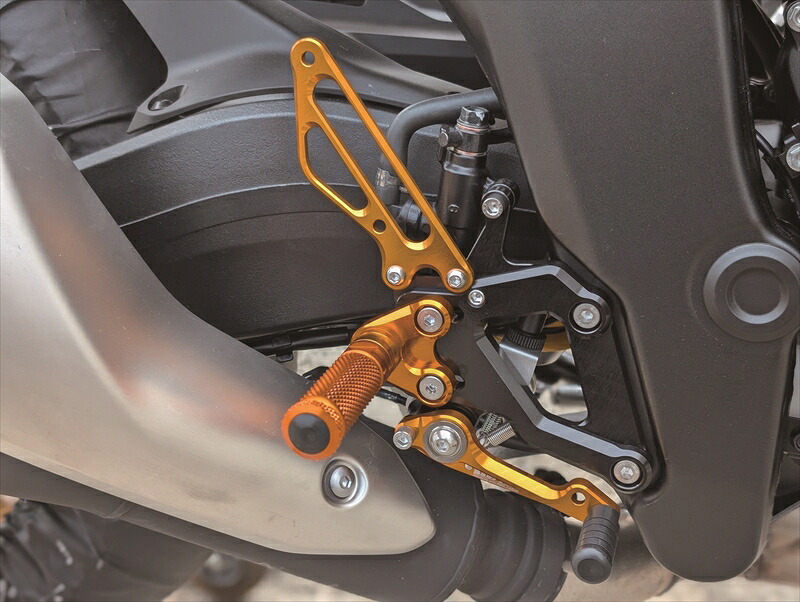 【5日前後で発送】バイクパーツ BABYFACE(ベビーフェイス) パフォーマンスステップキット ゴールドDirect Shift Step 002-H066GDd 4589981527240