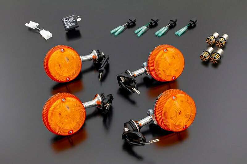 バイクパーツPMC(ピーエムシー) Z2 LEDウインカーセット ショートステー 189-15064589641462799|バイク用品はとやグループ2号店