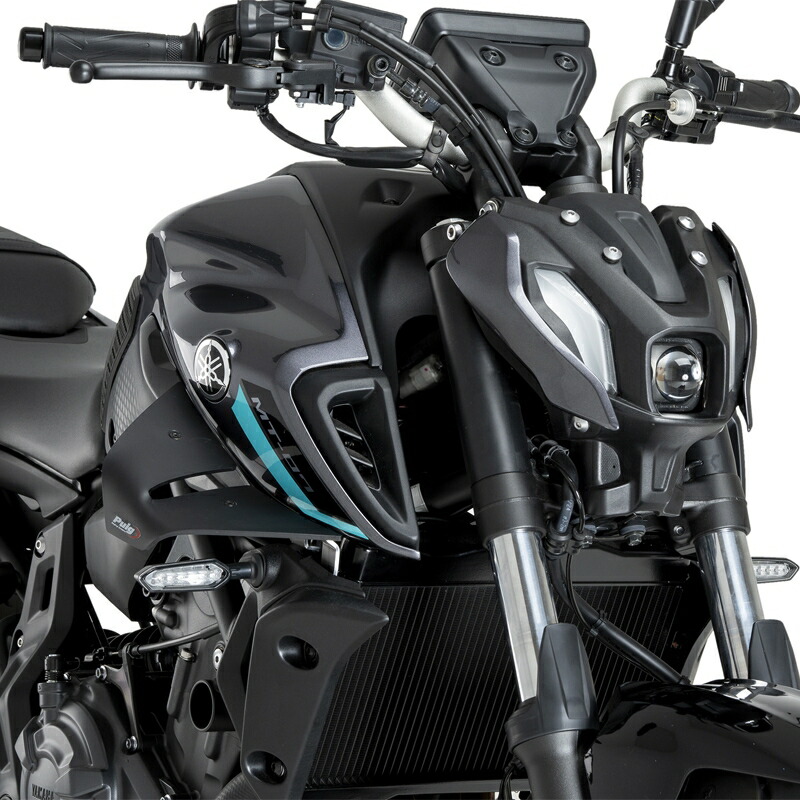 バイクパーツ 外装 PUIG(プーチ) スポイラーD12 SPOILERS D12 MattBlack 22459J 4571414866316