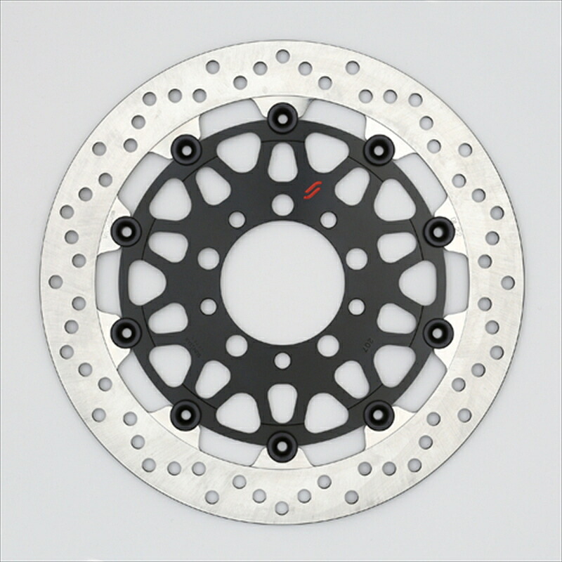 バイクパーツ SUNSTAR BRAKE(サンスター ブレーキ) プレミアムR φ310 5.0mm GSF1200/S ピン:黒 セミフローティング LM203W 4589718987637