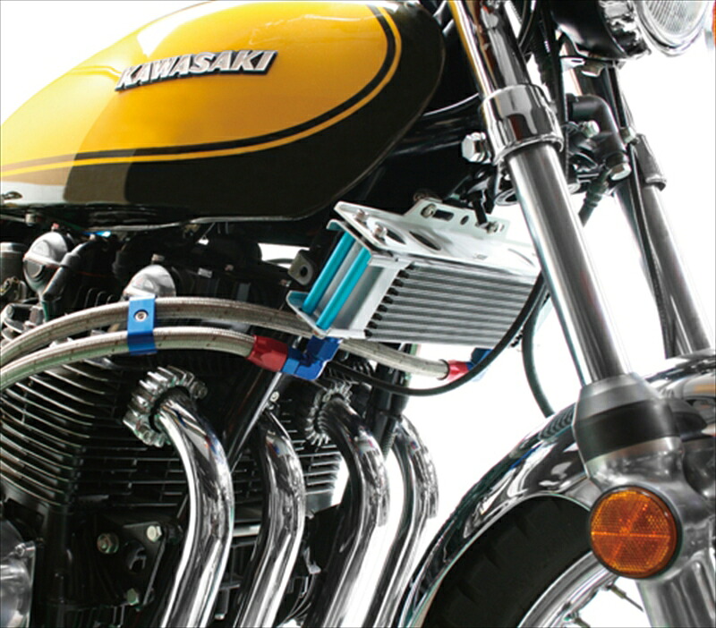 バイクパーツ 冷却系ACTIVE(アクティブ) OILクーラーKIT ストレート #8 9-10R Z1/Z2/Z750FX-1/Z1000MK2 [サーモ対応]AC14067110C4538792966243｜バイク用品はとやグループ2号店