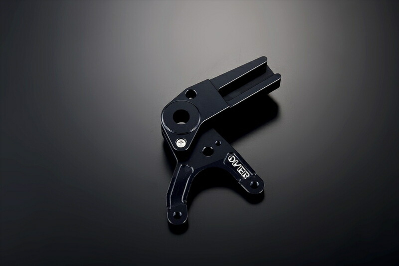バイクパーツ OVER RACING(オーバーレーシング) Rキャリパーサポート ブレンボ2P用 BLK 83-723-21B 4539770134159
