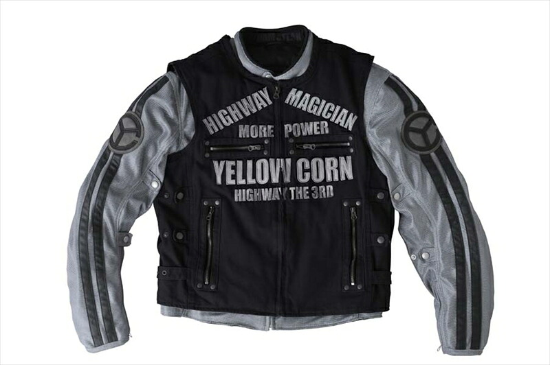 バイクパーツ ウェア YELLOW CORN(イエローコーン) HAM STEAK MESH JACKET 2.0 YB-1111 4571375871350