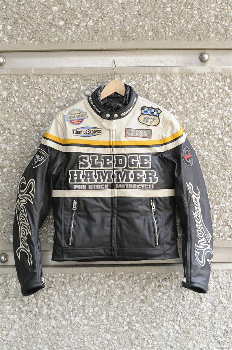 バイクパーツ ウェア YELLOW CORN(イエローコーン) フェイクレザーJKT #L BB-2304 4571375878632