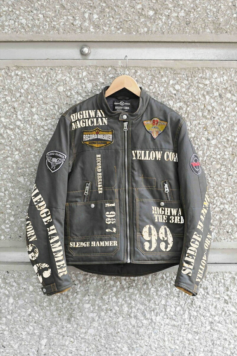 バイクパーツ ウェア YELLOW CORN(イエローコーン) コットンジャケット #M YB-2305 4571375878731