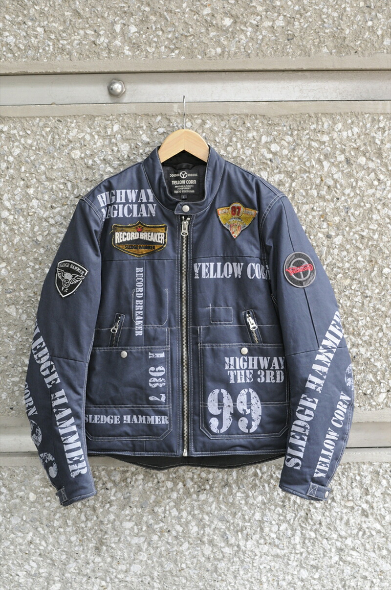 バイクパーツ ウェア YELLOW CORN(イエローコーン) コットンジャケット #LL YB-2305 4571375878786