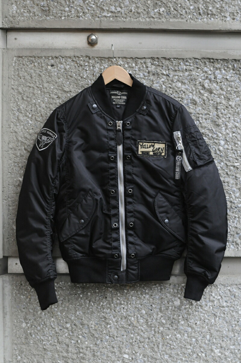 バイクパーツ ウェア YELLOW CORN(イエローコーン) ナイロンジャケット #LL YB-2306 4571375878793