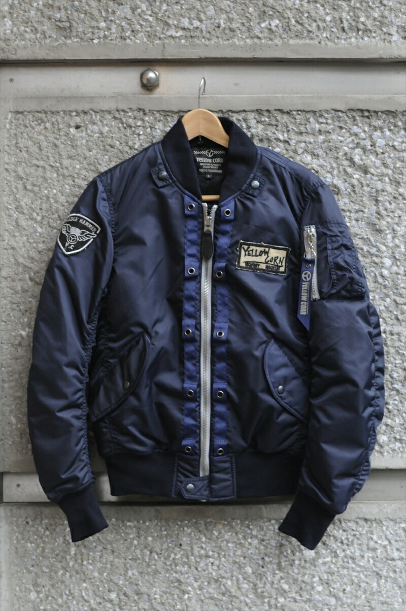 バイクパーツ ウェア YELLOW CORN(イエローコーン) ナイロンジャケット #LL YB-2306 4571375878854
