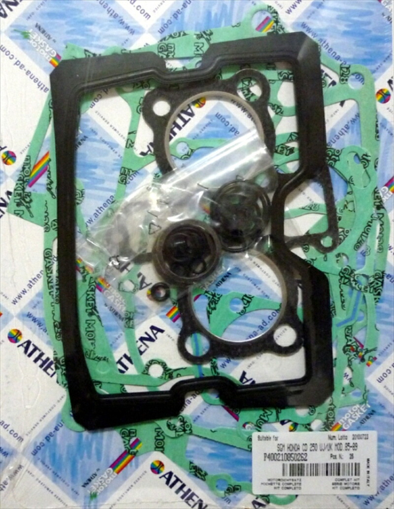 バイクパーツ ATHENA(アテナ) コンプリートガスケットセットP4002108502624571381460562｜バイク用品はとやグループ2号店