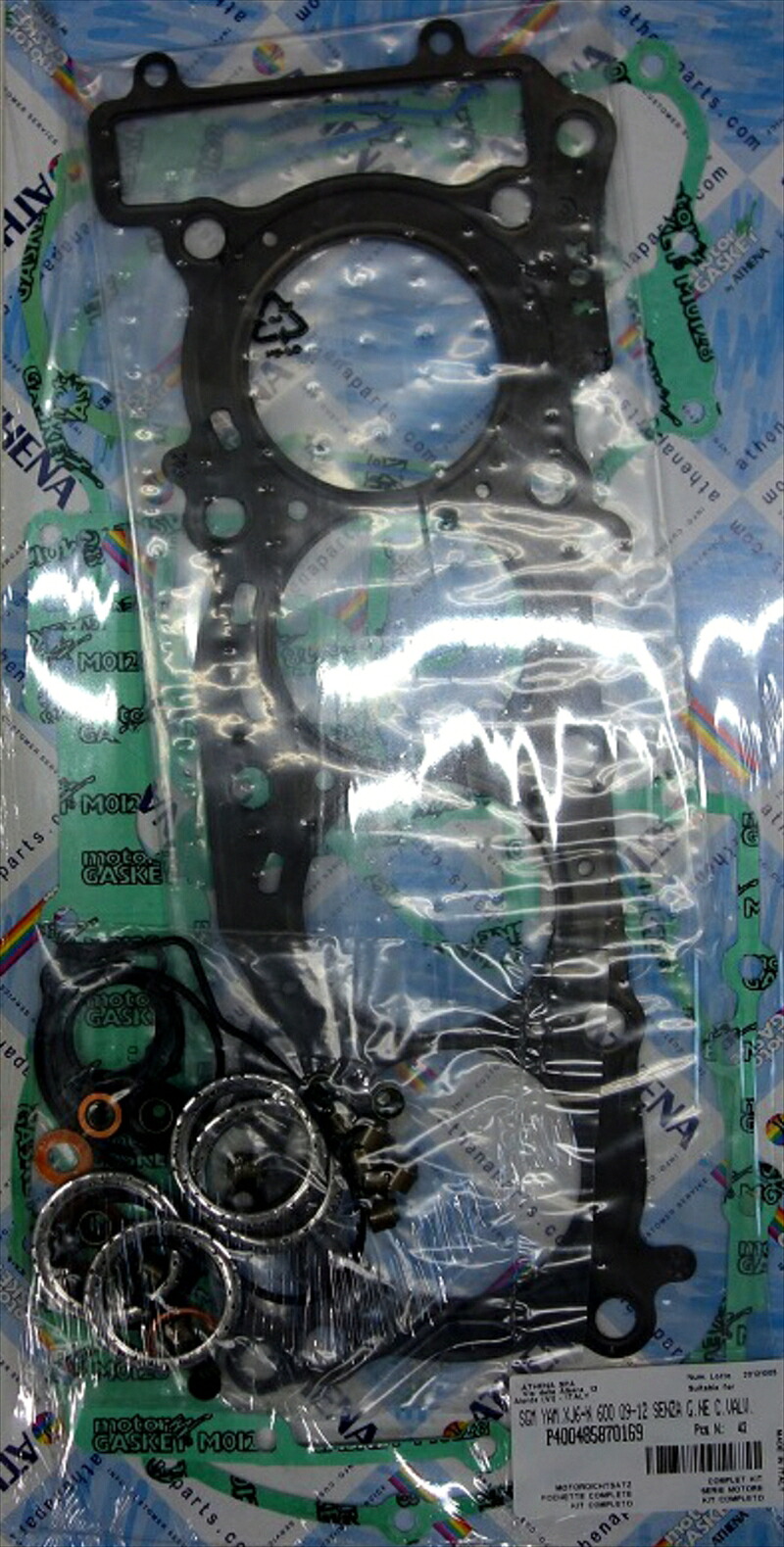 バイクパーツ ATHENA(アテナ) コンプリートガスケットセットP4004858701694571381468810｜バイク用品はとやグループ2号店