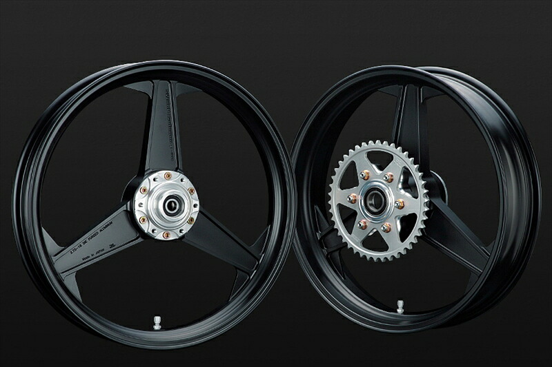 バイクパーツ SWORD(ソード) エボリューション3スポーク ブラック F 121-324/14589641192030｜バイク用品はとやグループ2号店
