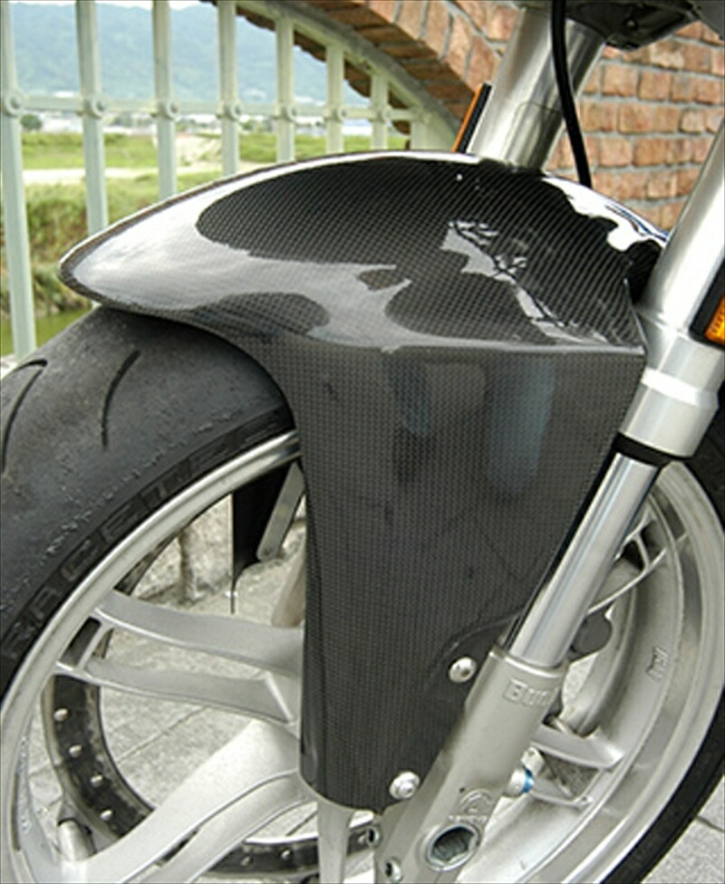 バイクパーツ 外装 MOTO VELOCE(モトベローチェ) フロントフェンダー 平織カーボン D01-BUX02-400C 4547424820303