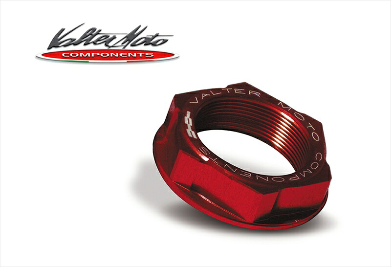 バイクパーツ ハンドル VALTERMOTO COMPONENTS(バルターモトコンポーネンツ) ステムナット RED VMC-DC04 4548664570218