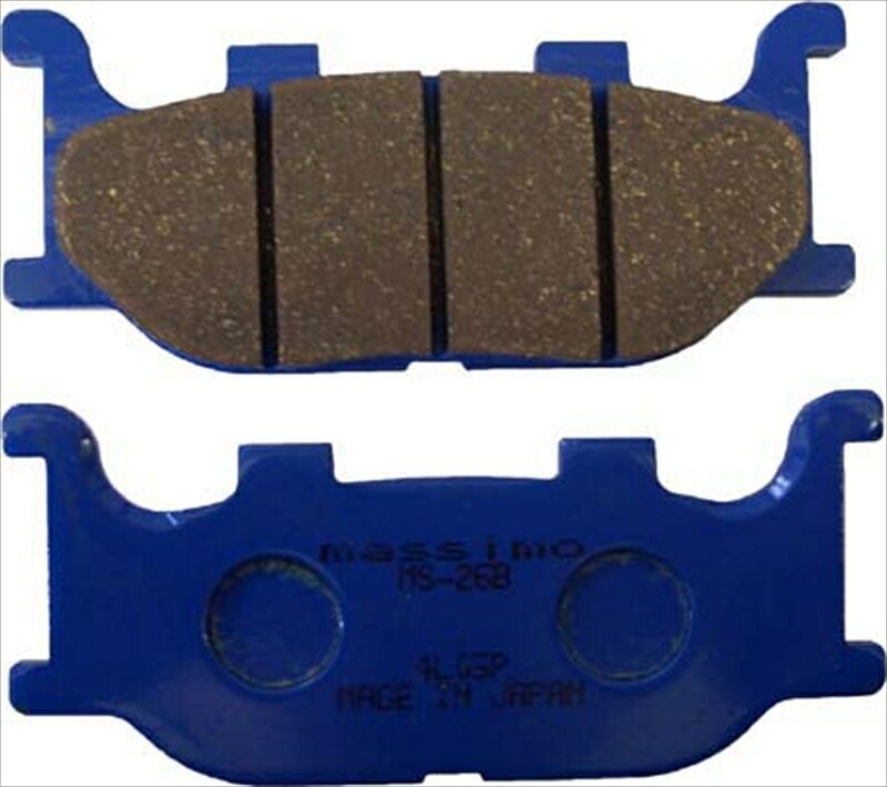 バイクパーツ massimo(マッシーモ) ブレーキパッド MS-26B 4560261210557