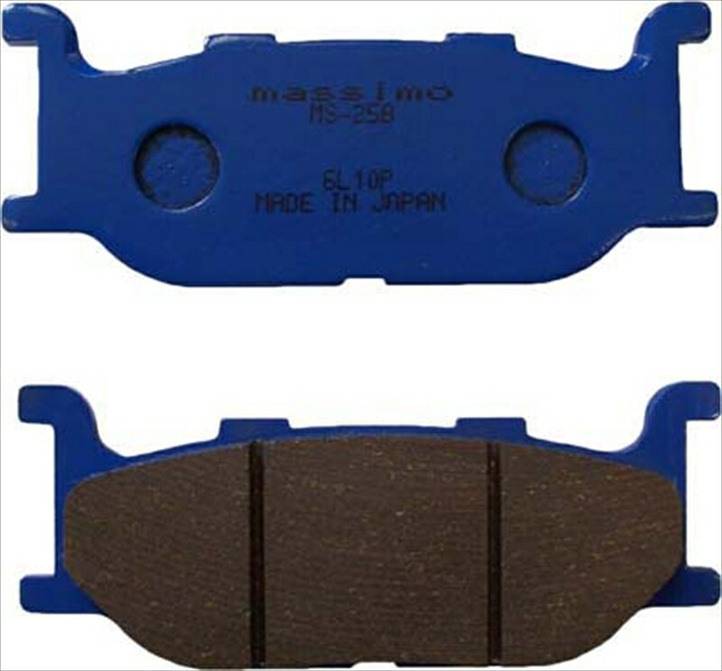 バイクパーツ massimo(マッシーモ) ブレーキパッド フロント MS-25B 4560261210625