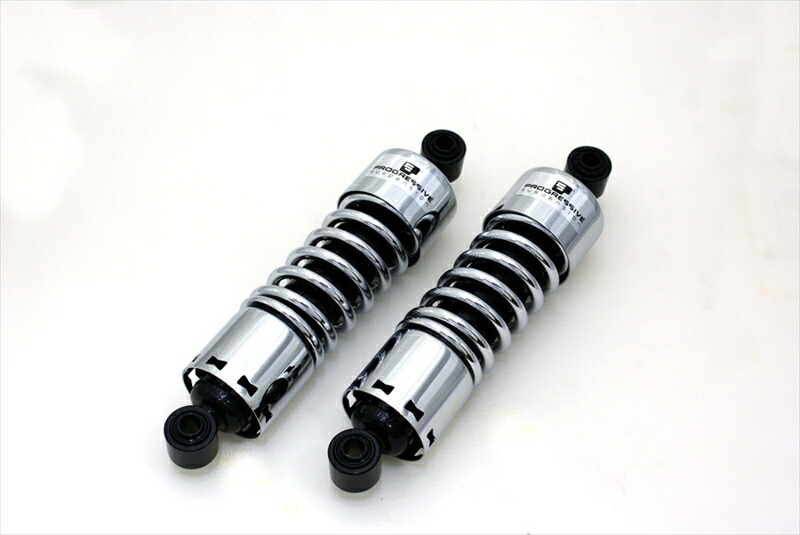 バイクパーツ PROGRESSIVE(プログレッシブ) 412シリーズ 11.0インチ クローム PRO-412-4037C4550255553920｜バイク用品はとやグループ2号店