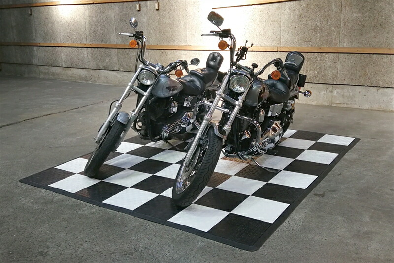 バイクパーツ メンテナンス TECTILE(テックタイル) Bike-2セット BLACK＆WHITE garage0003-0005-0008 4550255757663 34,117円