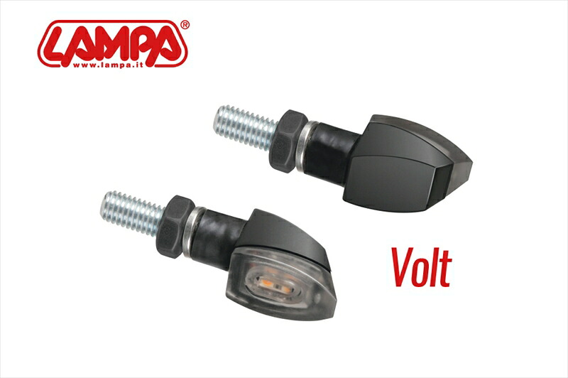 バイクパーツ 電装系 LAMPA(ランパ) LAMPA LEDウインカー 汎用 VOLT ブラック 90504 8000692905043