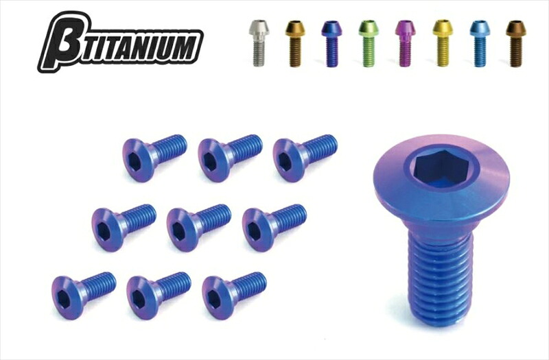 バイクパーツ メンテナンス βTITANIUM(ベータチタニウム) Fブレーキディスクローターボルトキット BT-FDS1-12 4573374155981