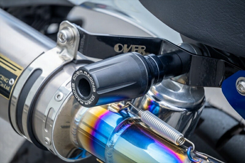 バイクパーツ OVER RACING(オーバーレーシング) マフラースライダー BLK 汎用 59-99-02B 4539770134388