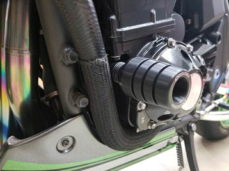 バイクパーツ 外装STRIKER(ストライカー) ガードスライダー オールブラック ZRX1100/1200/DAEGSS-GS101B-F24580363936698|バイク用品はとやグループ2号店
