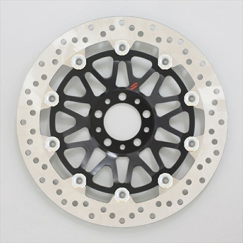 バイクパーツ SUNSTAR BRAKE(サンスター ブレーキ) プレミアムR ホール Panigale V4 φ320 ピン:シルバー LM112F-SV 4570011670586
