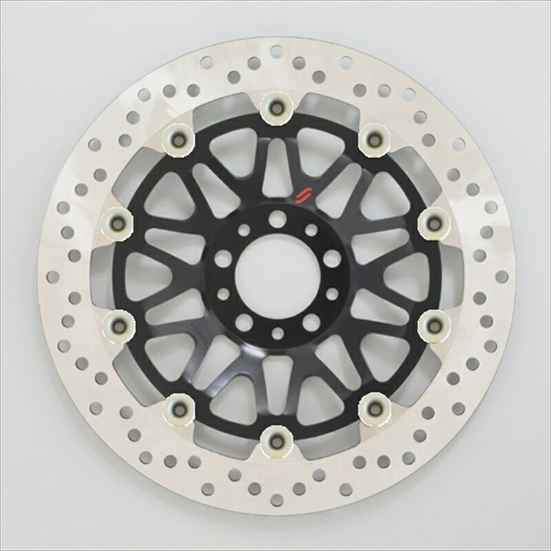 バイクパーツ SUNSTAR BRAKE(サンスター ブレーキ) プレミアムR ホール Panigale V4 φ320 ピン:ハードアルマイト LM112W-HA 4570011670630