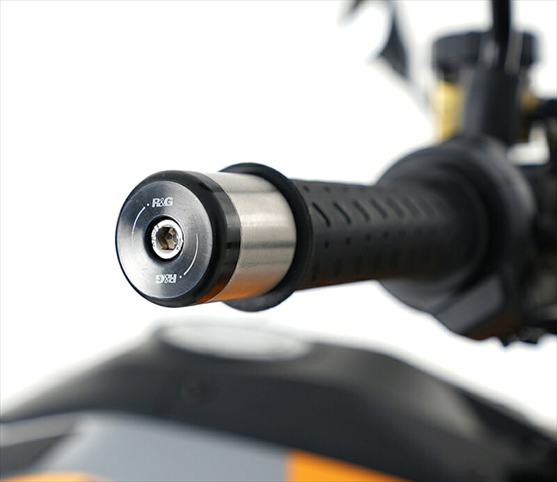 バイクパーツ ハンドル R&G(アールアンドジー) Bar End Sliders: RG-BE0227BK 4580779599012