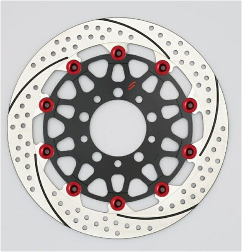 バイクパーツ SUNSTAR BRAKE(サンスター ブレーキ) プレミアムR スリット＆ホール L φ310 CB1300SF 00-02 ピン:レッド EM222WL-RD 4589719010570 36,073円