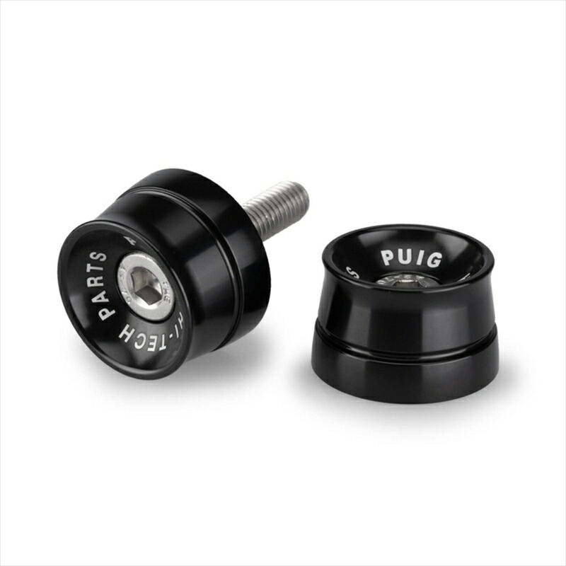 バイクパーツ ハンドル PUIG(プーチ) バーエンド スピード ブラック 21778N 4571414853477