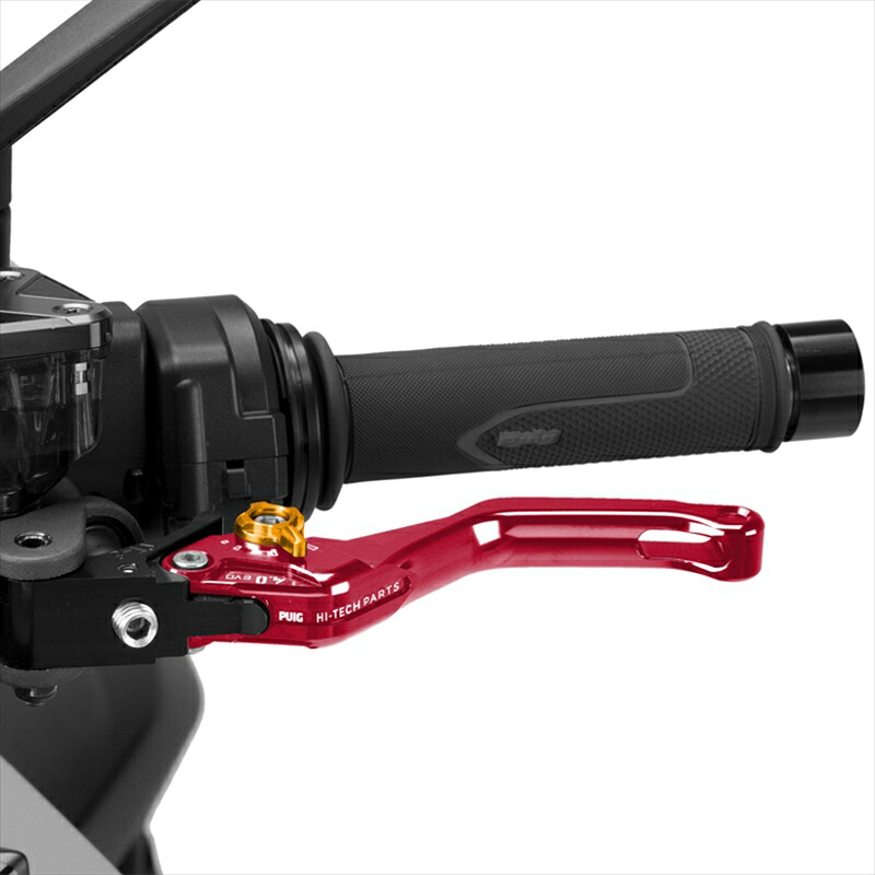 バイクパーツ PUIG(プーチ) CLUTCH LEVER 4.0.SHORT ショートタイプ 4230RO 4571414872331