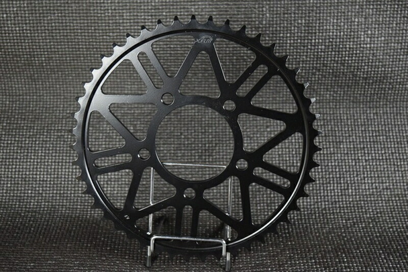 【在庫有り】バイクパーツ 駆動系 XAM(ザム) スチール 520-44T -R ブラック マルケジーニ/OZ WHEEL B4910R44K 4528388162074