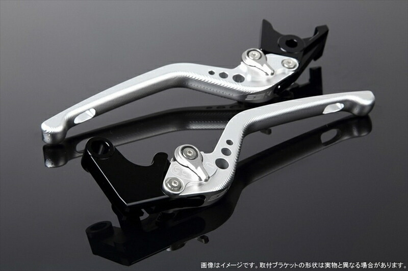 バイクパーツ ハンドル SPEEDRA(エスエスケイ スピードラ) アジャストレバー 3D ロング Mシルバー/Mシルバー GSX250R Vストローム250 RGV250γ VJ23A LVEM048SR-SR 4580540517511 10,707円