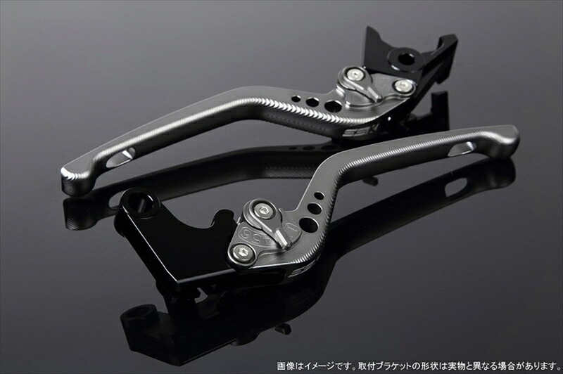 バイクパーツ ハンドル SPEEDRA(エスエスケイ スピードラ) アジャストレバー 3D ロング Mチタン/Mチタン GSX250R Vストローム250 RGV250γ VJ23A LVEM048TM-TM 4580540517672