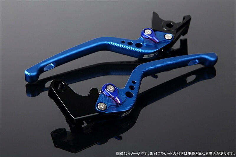バイクパーツ ハンドルSPEEDRA(エスエスケイ スピードラ) アジャストレバー 3D ロング Mブルー/Mブルー GSX250R Vストローム250 RGV250γ VJ23ALVEM048BE-BE4580540517832|バイク用品はとやグループ2号店