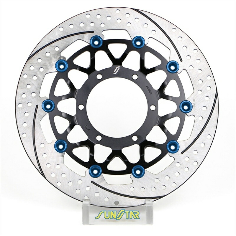 バイクパーツ SUNSTAR BRAKE(サンスター ブレーキ) プレミアムR 右 ホール＆スリット/セミフローティング/4.5mm厚 ET220WR-BL 4570011734042 34,117円