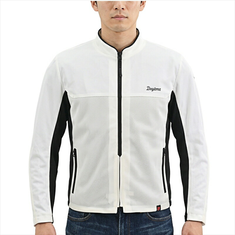 バイクパーツ ウェア DAYTONA(デイトナ) DJ032ACメッシュライダースWH/L 64822 4909449673911