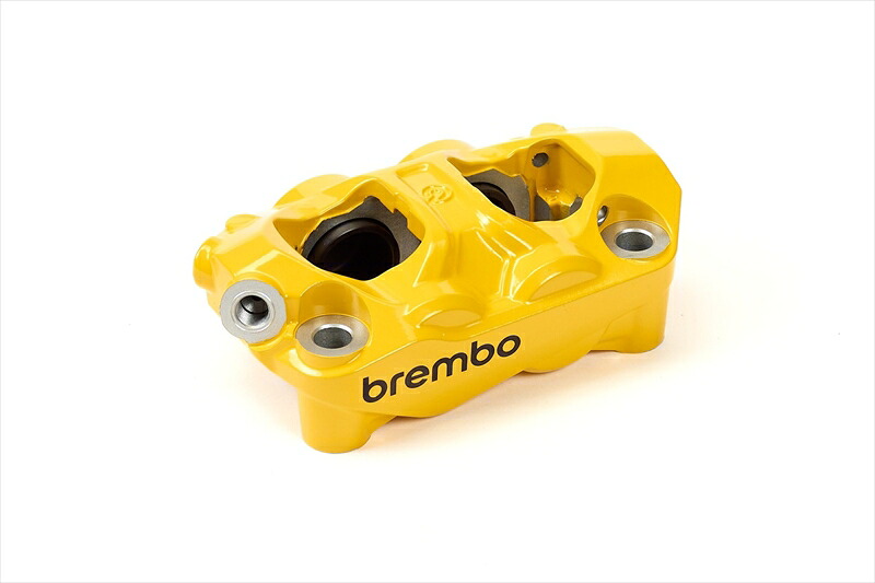 【5日前後で発送】バイクパーツBREMBO(ブレンボ) Hypure ラジアル モノブロック 4P キャリパー イエローペイント ブラックロゴ 左920.E940.414550646435514|バイク用品はとやグループ2号店