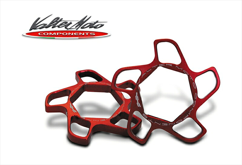 バイクパーツ VALTERMOTO COMPONENTS(バルターモトコンポーネンツ) フォークアジャスター RED VMC-GRFX02 4548664538430