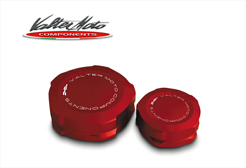 バイクパーツ VALTERMOTO COMPONENTS(バルターモトコンポーネンツ) マスタータンクキャップ フロント/RED VMC-CSA01 8054931003052