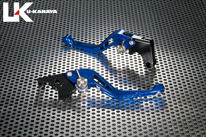 バイクパーツU-KANAYA(ユーカナヤ) レバーセット GPタイプ/ショート BL/BLKA074-128-06044550646478757｜バイク用品はとやグループ2号店